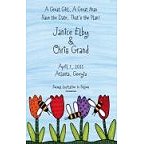 Flowers and Bees Invitation
